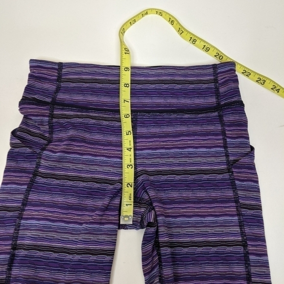 Lululemon Pace Rival Crop Space Dye Twist Ultra Violet Purple Leggings - Picture 7 of 8